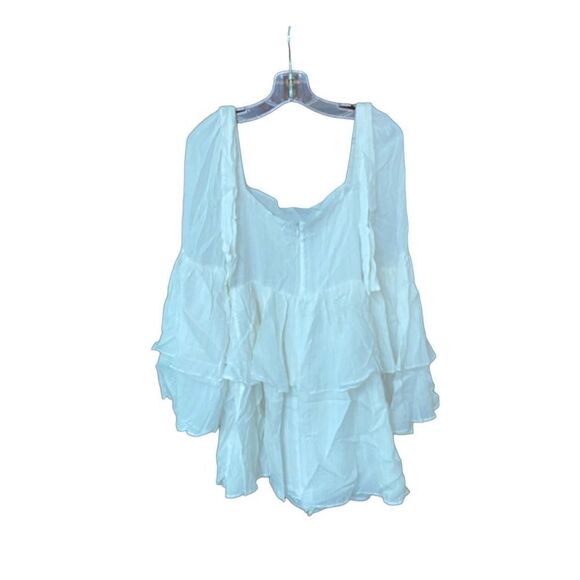 Tularosa Savannah Boho Dress in Ivory Size XL (13-9) - Picture 3 of 4